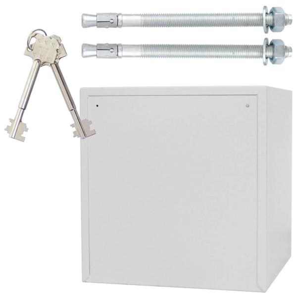 Rottner feuersicherer Dokumententresor S2 Fire Safe 40 Doppelbartschloss grau T06017